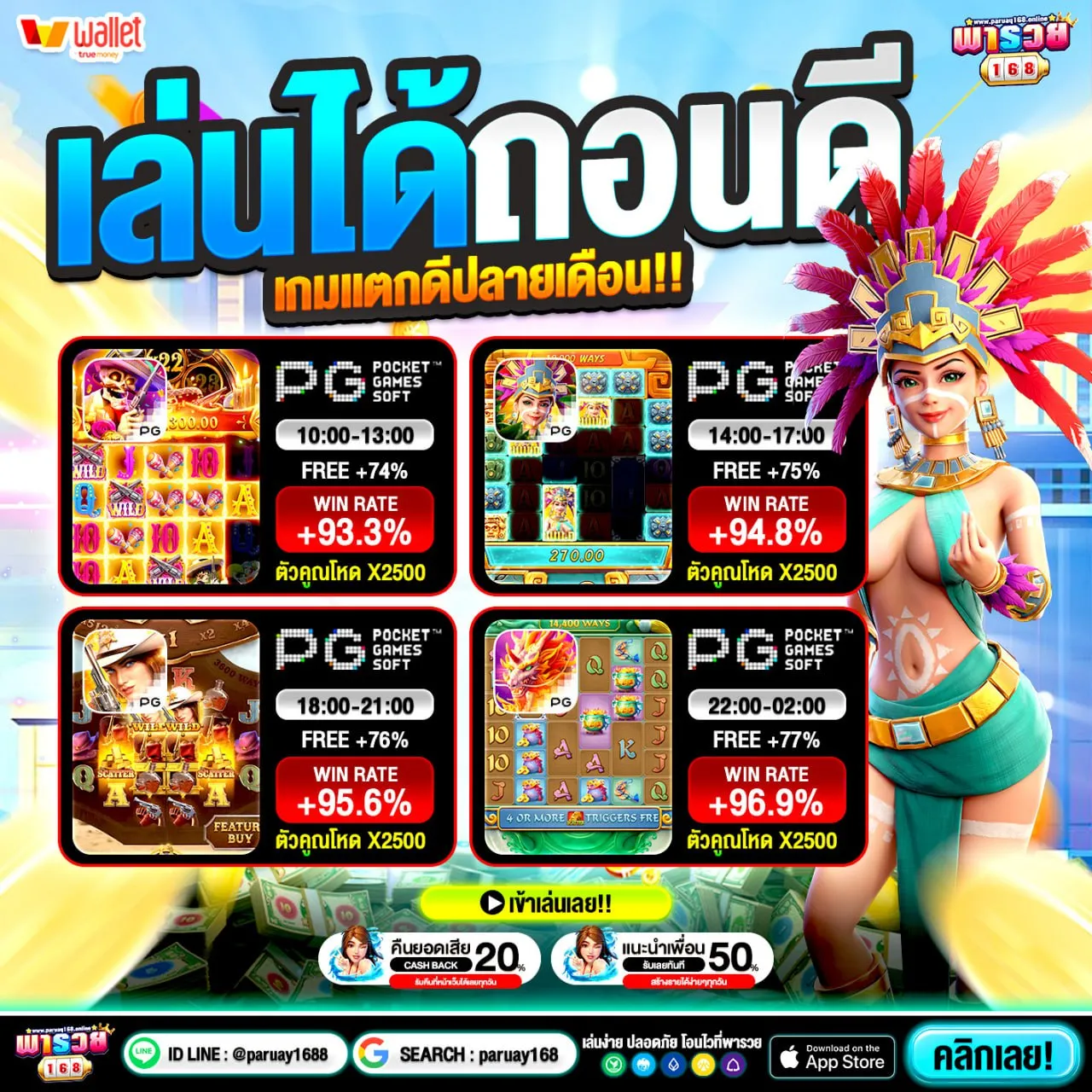 ฝาก 20 รับ 100 ทํา ยอด 400 ถอนได้ 300